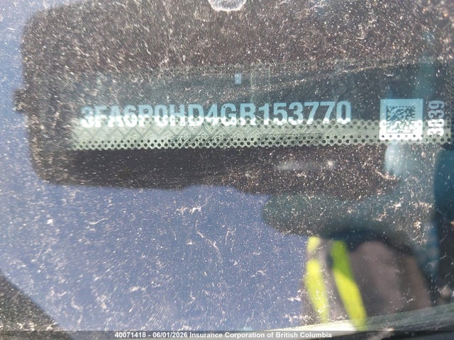 Ford FUSION SE 2016 3FA6P0HD4GR153770 Image 18