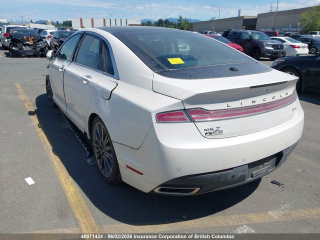 Продажа на аукционе авто 2016 Lincoln Mkz, vin: 3LN6L2JKXGR600060, номер лота: 40071434