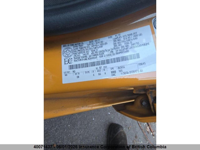Aukcja sprzedaży 2011 Ford Fiesta Ses, vin: 3FADP4FJXBM201625, numer aukcji: 40071437