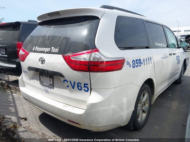 Auction sale of the 2017 Toyota Sienna, vin: 5TDZZ3DC9HS860457, lot number: 40071439