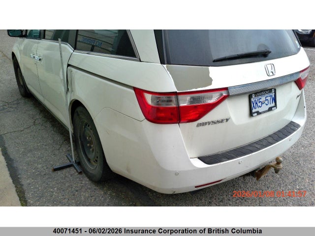 Продаж на аукціоні авто 2012 Honda Odyssey Exl, vin: 5FNRL5H64CB505307, номер лоту: 40071451