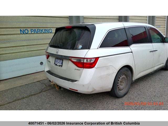 Продаж на аукціоні авто 2012 Honda Odyssey Exl, vin: 5FNRL5H64CB505307, номер лоту: 40071451