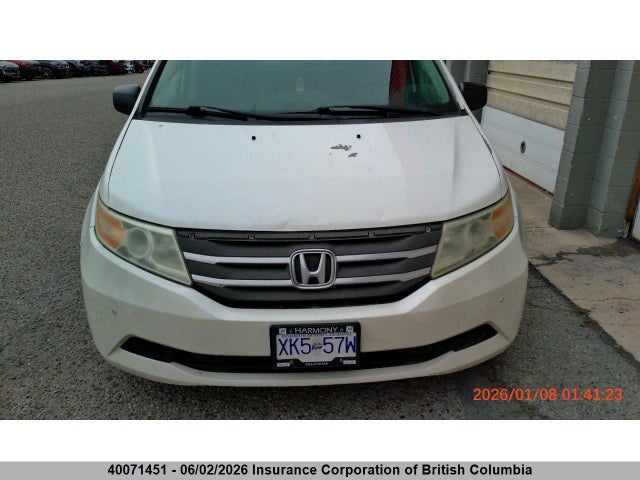 Продаж на аукціоні авто 2012 Honda Odyssey Exl, vin: 5FNRL5H64CB505307, номер лоту: 40071451