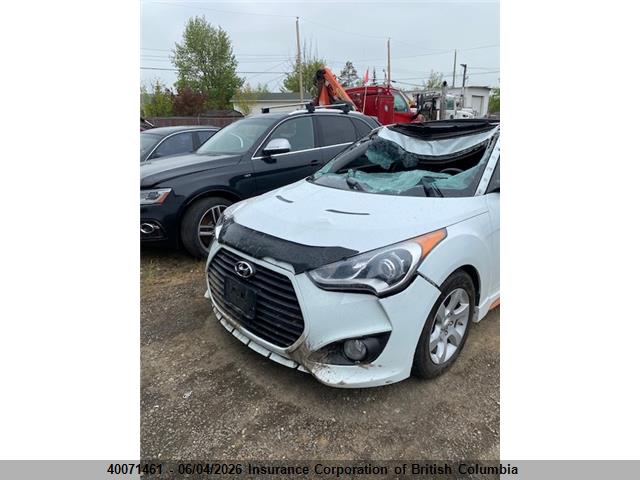 Aukcja sprzedaży 2013 Hyundai Veloster Turbo, vin: KMHTC6AE1DU127206, numer aukcji: 40071461