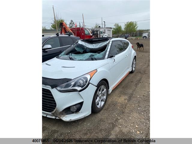 Aukcja sprzedaży 2013 Hyundai Veloster Turbo, vin: KMHTC6AE1DU127206, numer aukcji: 40071461