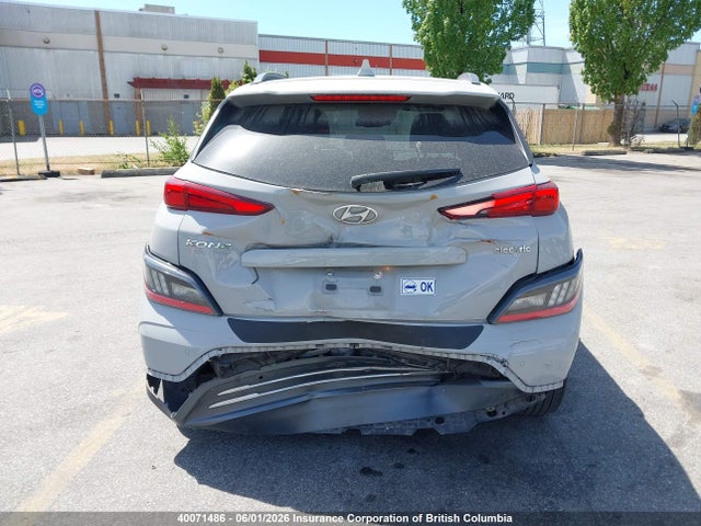Продажа на аукционе авто 2022 Hyundai Kona, vin: KM8K23AG4NU139236, номер лота: 40071486