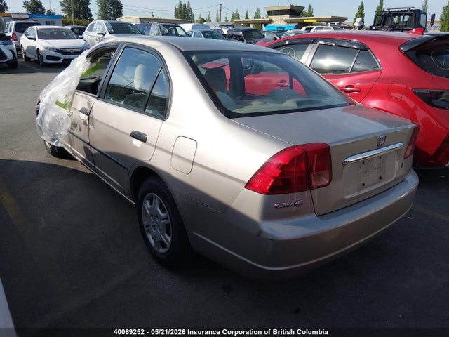 Продажа на аукционе авто 2001 Honda Civic Dx, vin: 2HGES163X1H934804, номер лота: 40069252