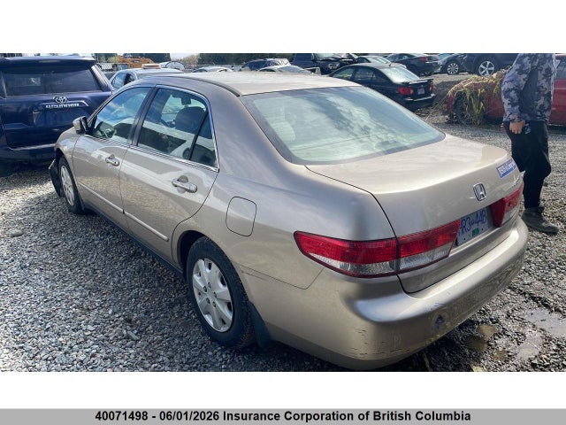 Aukcja sprzedaży 2003 Honda Accord Lx, vin: 1HGCM56463A805624, numer aukcji: 40071498