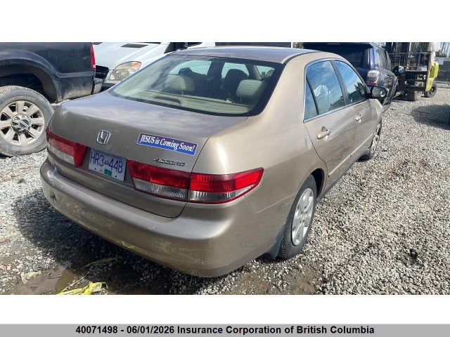 Aukcja sprzedaży 2003 Honda Accord Lx, vin: 1HGCM56463A805624, numer aukcji: 40071498