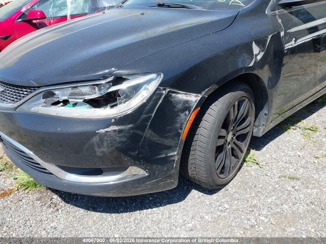 2016 Chrysler 200 Limited მანქანა იყიდება აუქციონზე, vin: 1C3CCCAG1GN183346, აუქციონის ნომერი: 40067000