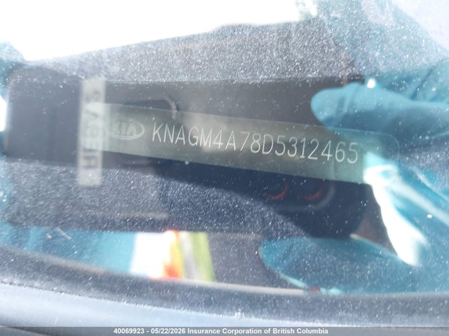 Aukcja sprzedaży 2013 Kia Optima Lx, vin: KNAGM4A78D5312465, numer aukcji: 40069923