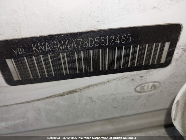 Aukcja sprzedaży 2013 Kia Optima Lx, vin: KNAGM4A78D5312465, numer aukcji: 40069923