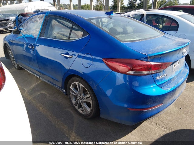 2018 Hyundai Elantra Sel/value/limited მანქანა იყიდება აუქციონზე, vin: KMHD84LFXJU649294, აუქციონის ნომერი: 40070099