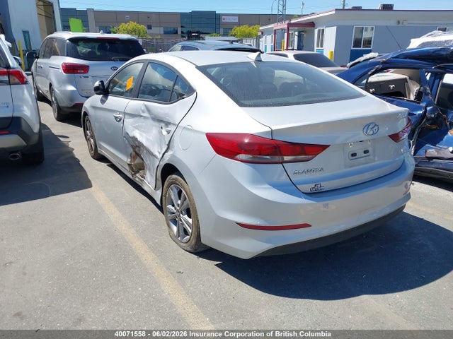 40071558 :رقم المزاد ، KMHD84LF7JU568009 vin ، 2018 Hyundai Elantra Sel/value/limited مزاد بيع
