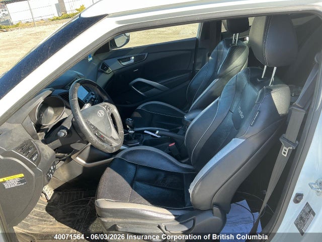 40071564 :رقم المزاد ، KMHTC6AE3DU142175 vin ، 2013 Hyundai Veloster Turbo مزاد بيع