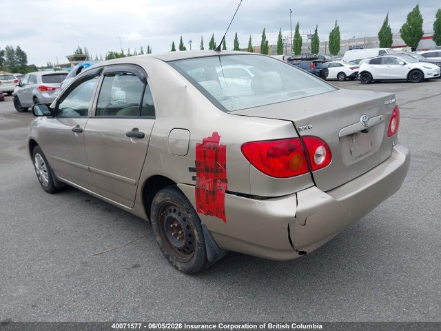 2004 Toyota Corolla Ce/le/s მანქანა იყიდება აუქციონზე, vin: 2T1BR32E34C787918, აუქციონის ნომერი: 40071577