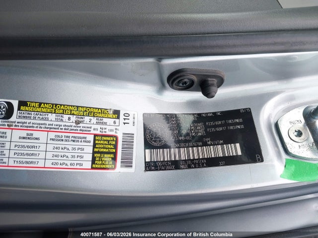 Продажа на аукционе авто 2015 Toyota Sienna Le, vin: 5TDKK3DC3FS616788, номер лота: 40071587