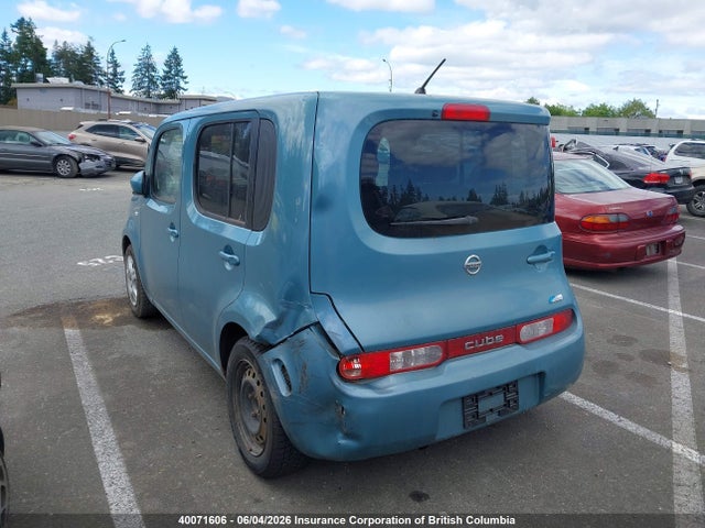 40071606 :رقم المزاد ، JN8AZ28R89T128303 vin ، 2009 Nissan Cube مزاد بيع