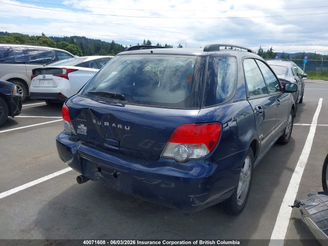 40071608 :رقم المزاد ، JF1GG67585H807475 vin ، 2005 Subaru Impreza Rs مزاد بيع