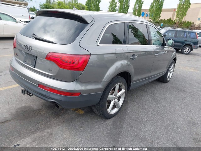 40071612 :رقم المزاد ، WA1JYCFE7AD002396 vin ، 2010 Audi Q7 مزاد بيع