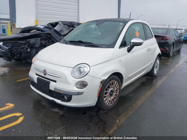 2012 Fiat 500 მანქანა იყიდება აუქციონზე, vin: 3C3CFFCR8CT106703, აუქციონის ნომერი: 40071648
