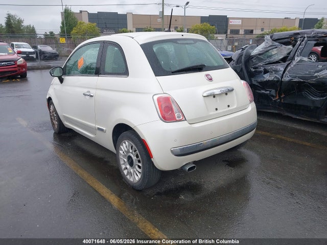 2012 Fiat 500 მანქანა იყიდება აუქციონზე, vin: 3C3CFFCR8CT106703, აუქციონის ნომერი: 40071648