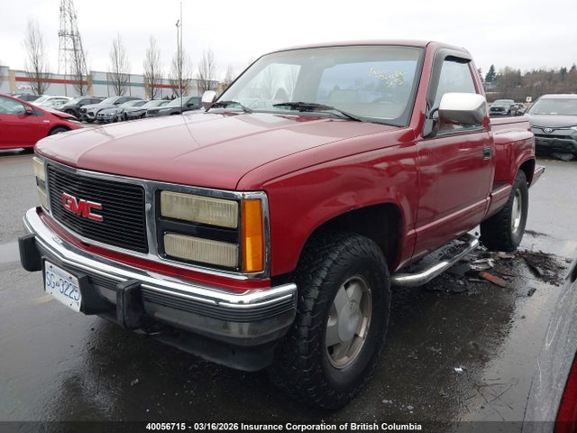 1991 Gmc Sierra K1500 მანქანა იყიდება აუქციონზე, vin: 1GTDK14K9MZ510300, აუქციონის ნომერი: 40056715
