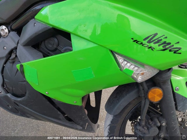2011 Kawasaki Ex400 Cb მანქანა იყიდება აუქციონზე, vin: JKAEXKC13BDA03369, აუქციონის ნომერი: 40071691