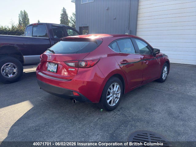 2015 Mazda 3 Touring მანქანა იყიდება აუქციონზე, vin: 3MZBM1L71FM207950, აუქციონის ნომერი: 40071701