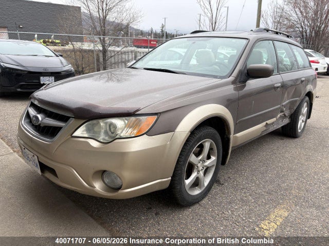 Продаж на аукціоні авто 2008 Subaru Outback 2.5 I/2.5 I Touring Package, vin: 4S4BP61C287345853, номер лоту: 40071707
