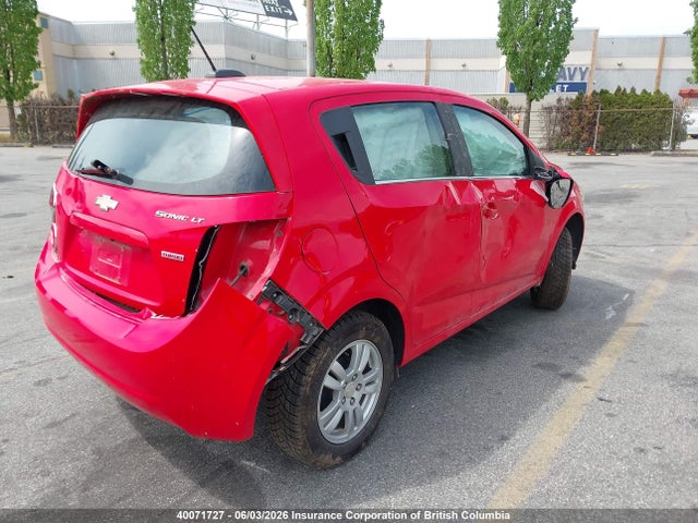 Aukcja sprzedaży 2016 Chevrolet Sonic, vin: 1G1JC6SB5G4171898, numer aukcji: 40071727