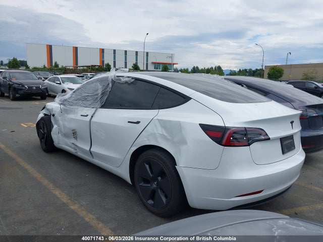 Aukcja sprzedaży 2022 Tesla Model 3 Rwd/standard Range, vin: 5YJ3E1EA3NF330598, numer aukcji: 40071743