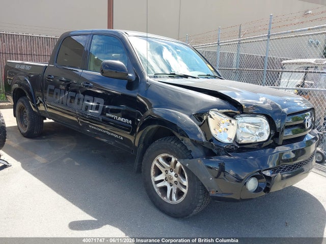 Продажа на аукционе авто 2006 Toyota Tundra Double Cab Limited, vin: 5TBDT48116S504228, номер лота: 40071747