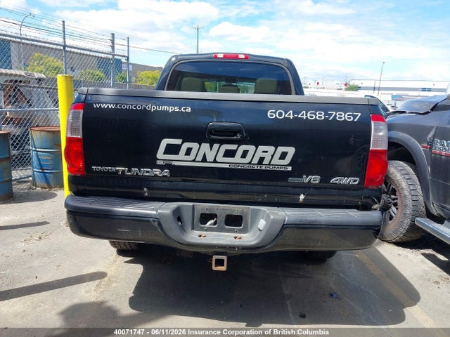 Продажа на аукционе авто 2006 Toyota Tundra Double Cab Limited, vin: 5TBDT48116S504228, номер лота: 40071747