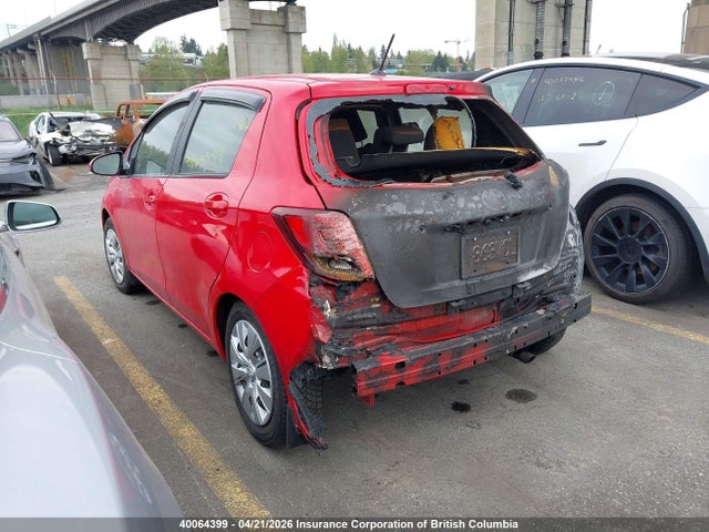 Aukcja sprzedaży 2015 Toyota Yaris, vin: VNKKTUD30FA037412, numer aukcji: 40064399