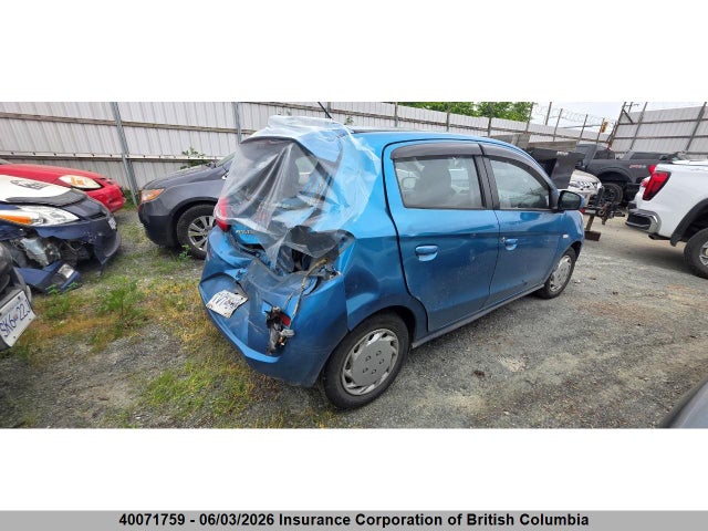 Продаж на аукціоні авто 2017 Mitsubishi Mirage Es, vin: ML32A3HJ9HH003645, номер лоту: 40071759