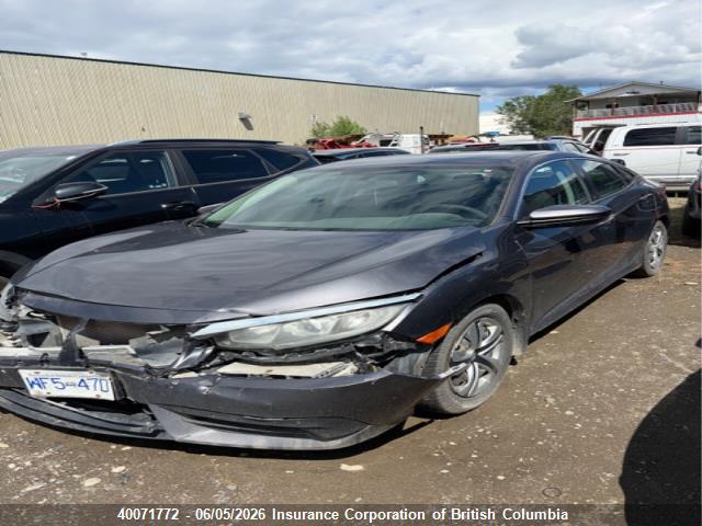 Продаж на аукціоні авто 2016 Honda Civic, vin: 2HGFC2F53GH033744, номер лоту: 40071772
