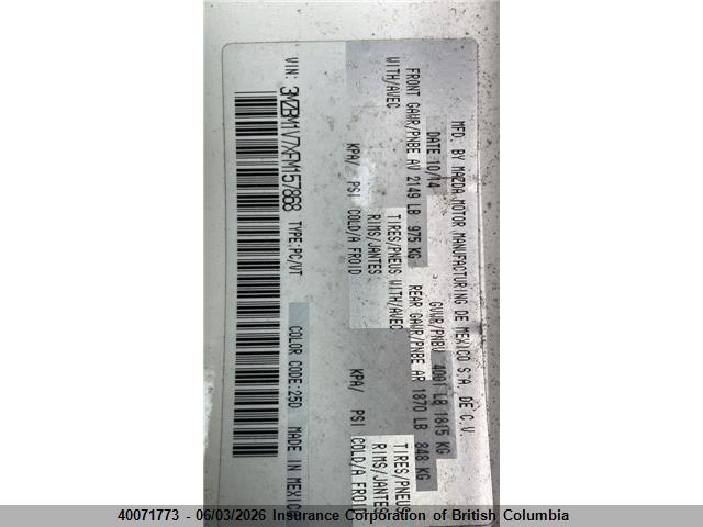 Продаж на аукціоні авто 2015 Mazda 3 Touring, vin: 3MZBM1V7XFM157868, номер лоту: 40071773