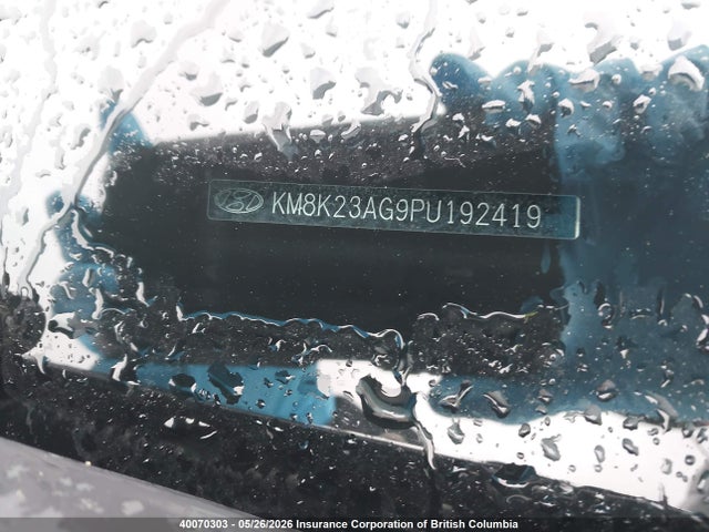 Aukcja sprzedaży 2023 Hyundai Kona Se, vin: KM8K23AG9PU192419, numer aukcji: 40070303
