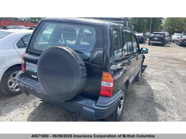 2000 Chevrolet Tracker მანქანა იყიდება აუქციონზე, vin: 2CNBJ13C6Y6953828, აუქციონის ნომერი: 40071800