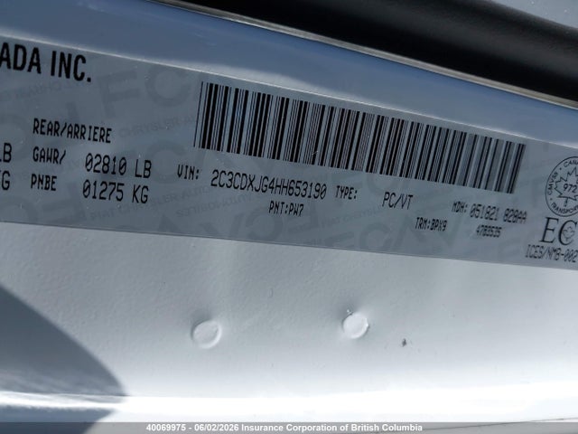Dodge Charger Sxt 2017 2C3CDXJG4HH653190 Image 9