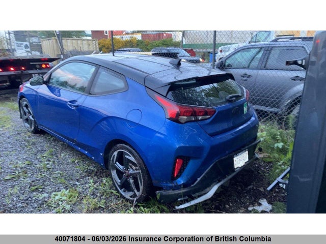 2019 Hyundai Veloster Turbo/turbo R-spec/turbo Ultimate მანქანა იყიდება აუქციონზე, vin: KMHTH6AB0KU009958, აუქციონის ნომერი: 40071804
