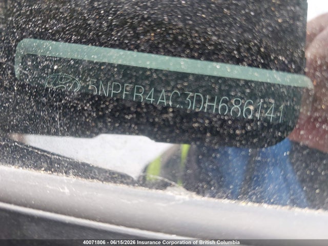 Продаж на аукціоні авто 2013 Hyundai Sonata Gls, vin: 5NPEB4AC3DH686141, номер лоту: 40071806