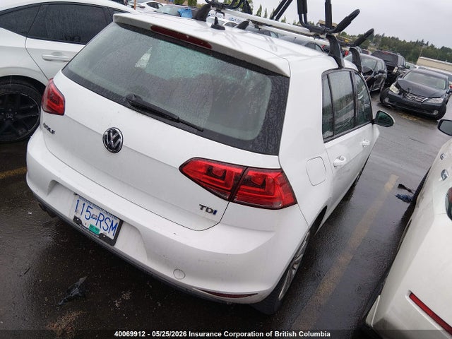 Aukcja sprzedaży 2015 Volkswagen Golf Tdi, vin: 3VW2A7AU2FM070960, numer aukcji: 40069912