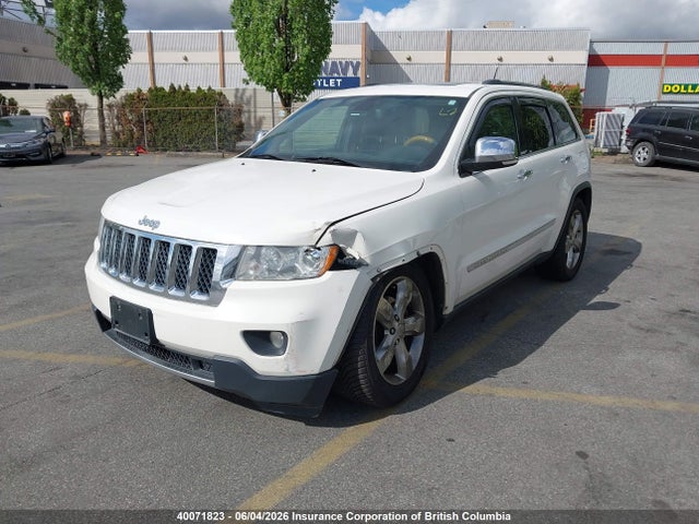 2012 Jeep Grand Cherokee Overland მანქანა იყიდება აუქციონზე, vin: 1C4RJFCGXCC280190, აუქციონის ნომერი: 40071823