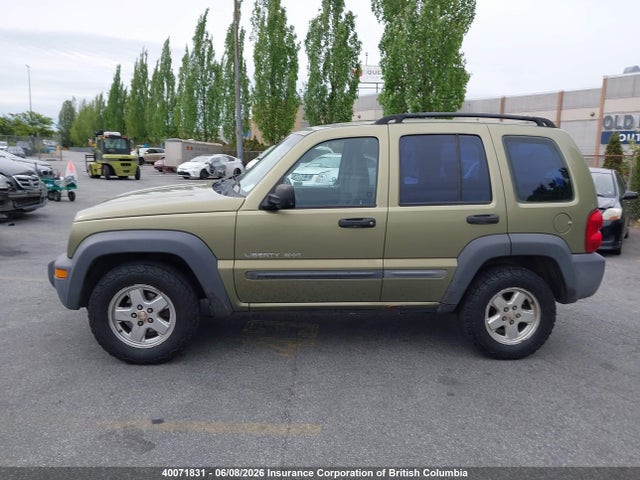 2003 Jeep Liberty Sport/freedom მანქანა იყიდება აუქციონზე, vin: 1J4GL48K33W615107, აუქციონის ნომერი: 40071831