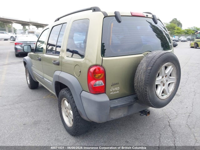 2003 Jeep Liberty Sport/freedom მანქანა იყიდება აუქციონზე, vin: 1J4GL48K33W615107, აუქციონის ნომერი: 40071831