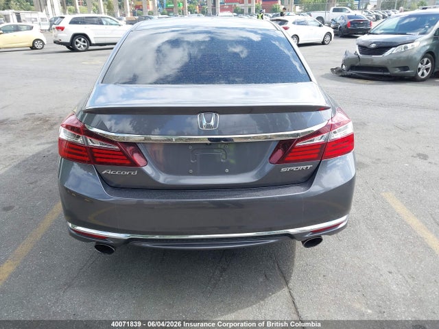 Aukcja sprzedaży 2016 Honda Accord Sport, vin: 1HGCR2F69GA808606, numer aukcji: 40071839
