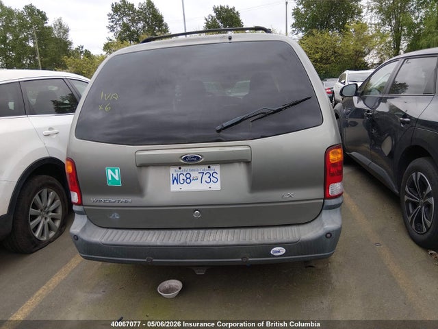 2002 Ford Windstar Lx მანქანა იყიდება აუქციონზე, vin: 2FMZA55462BA57815, აუქციონის ნომერი: 40067077