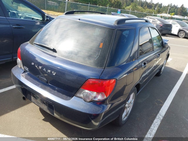 2005 Subaru Impreza Rs მანქანა იყიდება აუქციონზე, vin: JF1GG67585H808027, აუქციონის ნომერი: 40067711